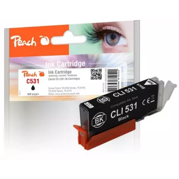 Peach PI100-498 tindikassett 1 tk ühilduv Standardtootlikkusega must