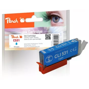 Peach PI100-500 tindikassett 1 tk ühilduv Standardtootlikkusega tsüaan