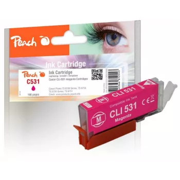 Peach PI100-501 tindikassett 1 tk ühilduv Standardtootlikkusega magenta