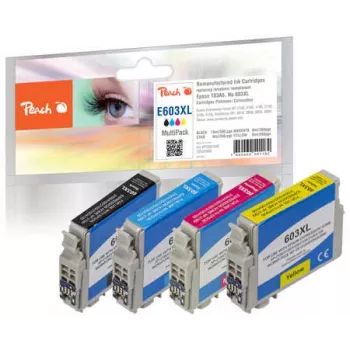 Peach PI200-848 tindikassett 4 tk Ühildub Must, Tsüaan, magenta, Kollane