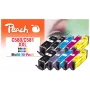 Peach PI100-437 tindikassett 10 tk Ühildub Extra (Super) kõrgtulususega Must, tsüaan, magenta, Fotosinine, Kollane