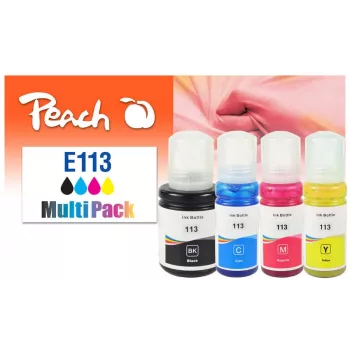 Peach 321322 tindikassett 4 tk Ühilduv Standardmahutavus Must, Tsüaan, magenta, Kollane