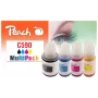 Peach PI100-440 tindikassett 4 tk ühilduv must, tsüaan, magenta, kollane