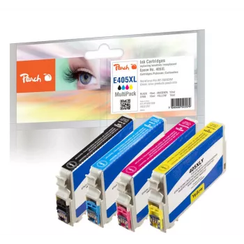 Peach PI200-908 tindikassett 4 tk Ühilduv Kõrg (XL) tootlikkusega Must, Tsüaan, magenta, Kollane