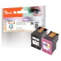 Peach PI300-948 tindikassett 2 tk ühilduv must, magenta, kollane, tsüaan
