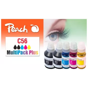 Peach 321698 tindikassett 5 tk Ühilduv Standardmaht Must, tsüaan, magenta, Kollane