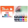 Peach 321698 tindikassett 5 tk Ühilduv Standardmaht Must, tsüaan, magenta, Kollane