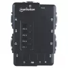 Manhattan KVM Switch Compact 4-Port, 4x USB-A, kaablid kaasas, helitugi, juhtige 4 arvutit ühe arvuti/hiire/ekraaniga, must, eluaegne garantii, karbis
