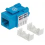 Intellinet Keystone Jack, Cat6, UTP, Punch-down, sinine, lame, sinine, RJ-45, emane, 22/26, Cat6