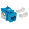 Intellinet Keystone Jack, Cat6, UTP, Punch-down, sinine, lame, sinine, RJ-45, emane, 22/26, Cat6