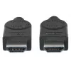 Manhattan HDMI 4K@30Hz kaabel Ethernetiga, 1m, sobib KÕIGIKS 1080p/HD ja enamikuks 4K rakendusteks (kontrollige oma süsteemi 4K spetsifikatsiooni, et olla kindel), Isane-Isane, Must, Ultra HD 4k x 2k, Eluaegne garantii, Kiire, Vastab HDMM1MHS-le