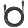 Manhattan HDMI 4K@60Hz kaabel Ethernetiga - CL3 reitinguga, 5m, sobib seina paigaldamiseks, kõikidele 4K ja 1080p/HD kasutustele - täiendamiseks või tuleviku tarbeks, pistik-pistik, must, Ultra HD 4k x 2k, eluaegne garantii, ülikiire