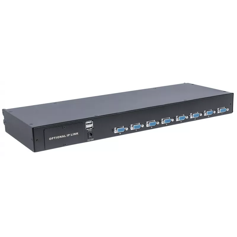 Intellinet Moodul 8-Pordiline VGA KVM-lüliti, Kasutamiseks tootenumbritega 507622, 507738, 507981, 507998, 508025, 508032, 508049 ja 508056