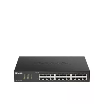 D-Link 24-pordiline Gigabit nutikas hallatav kommutaator, hallatud, L2, Gigabit Ethernet (10/100/1000), raamile paigaldatav, 1U