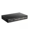 D-Link 24-pordiline Gigabit nutikas hallatav kommutaator, hallatud, L2, Gigabit Ethernet (10/100/1000), raamile paigaldatav, 1U