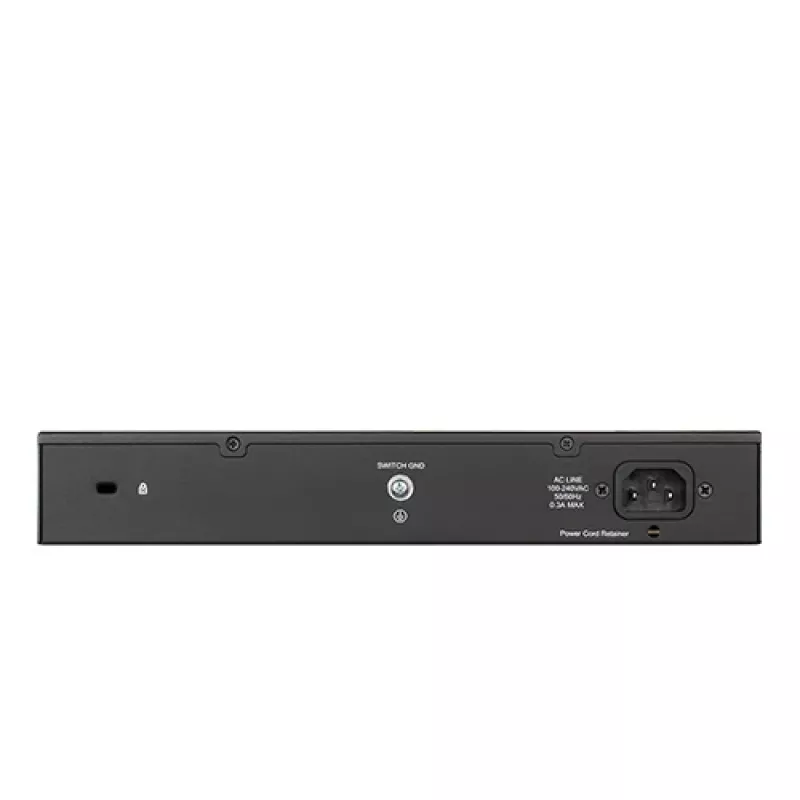 D-Link 24-pordiline Gigabit nutikas hallatav kommutaator, hallatud, L2, Gigabit Ethernet (10/100/1000), raamile paigaldatav, 1U