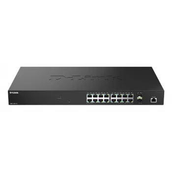 D-Link 18-pordine 2,5G mitme gigabitine nutikas hallatav kommutaator 2 x 10G SFP+ pordiga