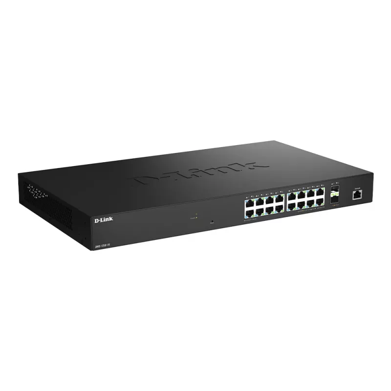 D-Link 18-pordine 2,5G mitme gigabitine nutikas hallatav kommutaator 2 x 10G SFP+ pordiga