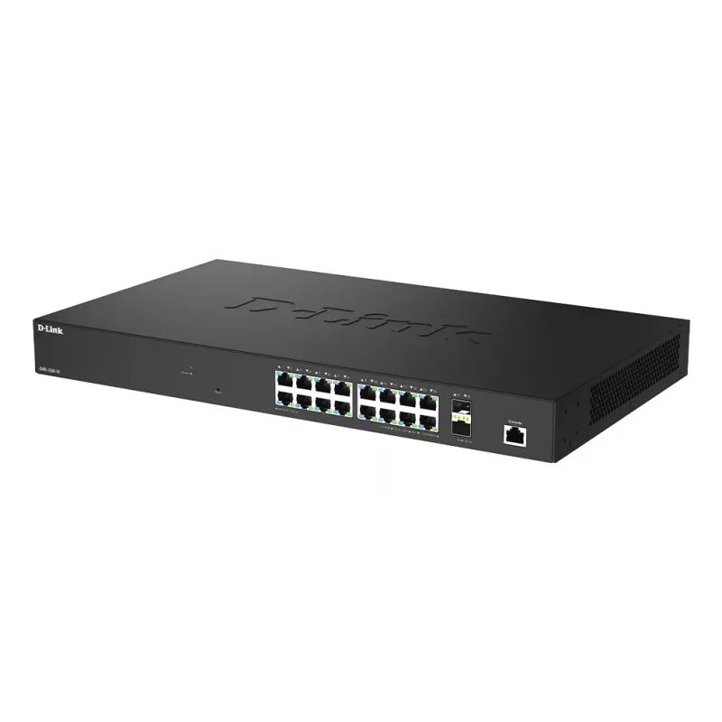 D-Link 18-pordine 2,5G mitme gigabitine nutikas hallatav kommutaator 2 x 10G SFP+ pordiga