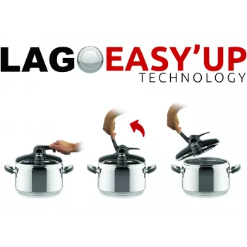 Lagostina Mia Lagoeasy'up 5 L roostevaba teras