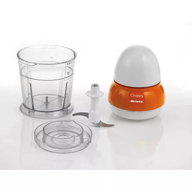 Ariete Choppy, 0.25 L, 4,22 kg, oranž, valge, roostevaba teras, 100 mm, 100 mm