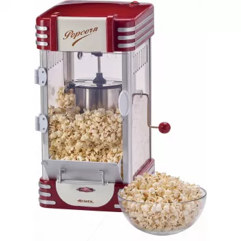 Ariete 2953 Popcorn Popper XL, kogumaht 2,4 l, kausi maht 700 g, 310 W, punane/valge, 290 x 340 x 520 mm