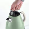 Ariete 2869 Vintage elektriline veekeetja, roostevaba teras, 1,7 L, automaatne väljalülitus, 2000 W, vee, tee ja ürdijookide jaoks, pastellroheline