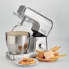 Ariete 1598 Gourmet Professional 7L Metal - planetaarsegisti koos blenderiga - roostevabast terasest kauss - 7 L - klaaskann - 1200 W - 6 kiirust