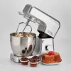 Ariete 1598 Gourmet Professional 7L Metal - planetaarsegisti koos blenderiga - roostevabast terasest kauss - 7 L - klaaskann - 1200 W - 6 kiirust