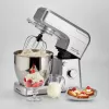Ariete 1598 Gourmet Professional 7L Metal - planetaarsegisti koos blenderiga - roostevabast terasest kauss - 7 L - klaaskann - 1200 W - 6 kiirust