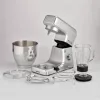 Ariete 1598 Gourmet Professional 7L Metal - planetaarsegisti koos blenderiga - roostevabast terasest kauss - 7 L - klaaskann - 1200 W - 6 kiirust