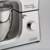 Ariete 1598 Gourmet Professional 7L Metal - planetaarsegisti koos blenderiga - roostevabast terasest kauss - 7 L - klaaskann - 1200 W - 6 kiirust
