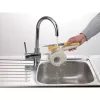 Ariete 457 Gratì Waterproof - Veekindel elektriline riiv - Juhtmevaba - Pestav voolava vee all - 2 roostevaba terasest rulli - Valge ja kollane