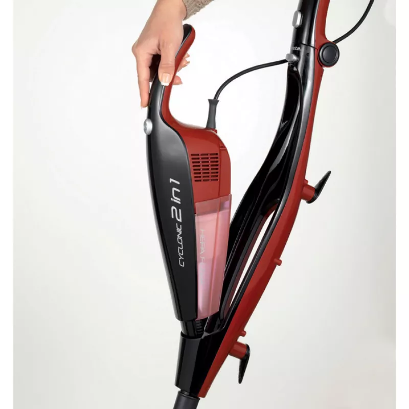 Ariete 2764 Evo 2 in 1 - juhtmega elektriline hari - tolmuimeja ja minitolmuimeja - kotita tsüklontehnoloogia - HEPA-filter - 0,8 liitrit