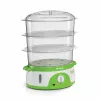 Ariete 911 Healthy Steam - elektriauruti - 3 korvi - riisianum - taimer 60 min - 800 vatti - 9 liitrit - valge ja roheline