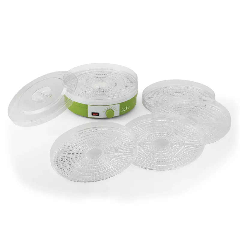 Ariete 616 B-Dry Dehydrator - toidukuivati - puuviljad, köögiviljad, kuivatatud liha - temperatuur 35 °C / 70 °C - 245 W - roheline