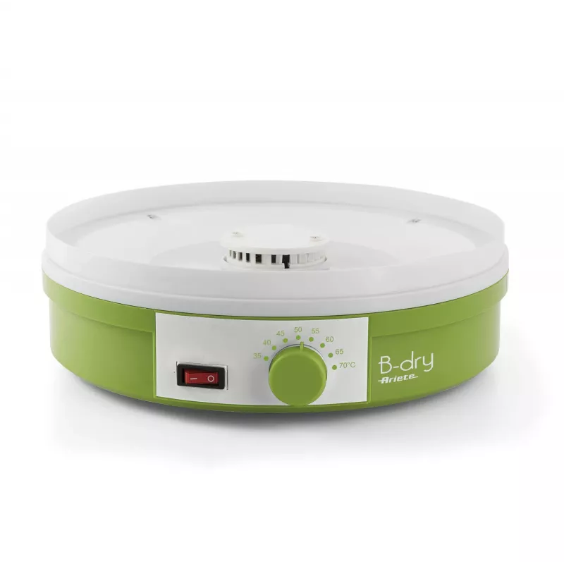 Ariete 616 B-Dry Dehydrator - toidukuivati - puuviljad, köögiviljad, kuivatatud liha - temperatuur 35 °C / 70 °C - 245 W - roheline