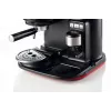 Ariete 1318 Moderna espressomasin integreeritud kohviveskiga, kohviubadele ja jahvatatud kohvile, piimavahustajaga cappuccino valmistaja, 1 ja 2 tassi filter, 1080 W, 800 cc, punane