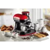 Ariete 1318 Moderna espressomasin integreeritud kohviveskiga, kohviubadele ja jahvatatud kohvile, piimavahustajaga cappuccino valmistaja, 1 ja 2 tassi filter, 1080 W, 800 cc, punane