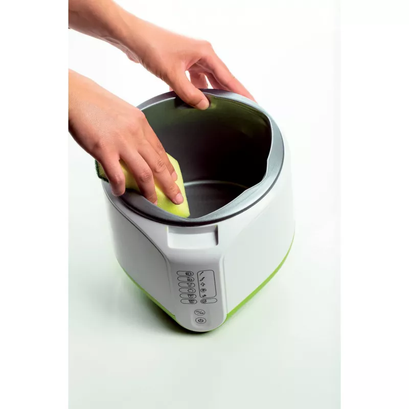 Ariete 615 B-juustumasin juustu ja jogurti valmistamiseks, 6 eelseadistatud programmi, eemaldatav mittenakkuv korv, sobib veganitele ja toidutalumatusega inimestele, põhjalik retseptiraamat, 500 W, valge/roheline