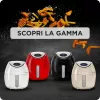 Ariete 4618 Airy Fryer XXL - Air Fryer - Fry 2.5 kg of French Fries - 7 Liters - Cooking Without Oil and Fat - 1800 Watt - Must