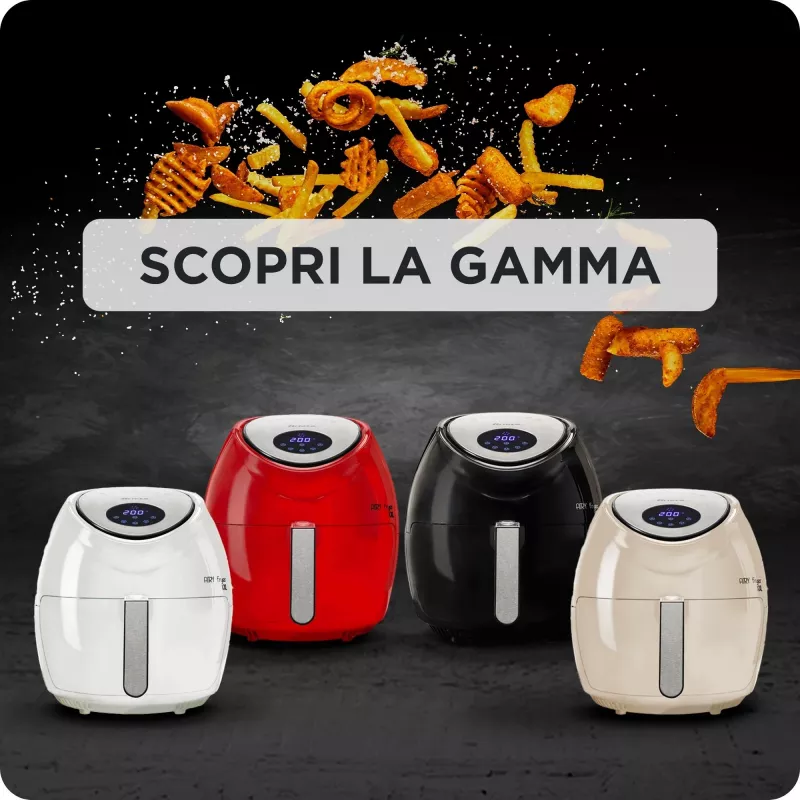 Ariete 4618 Airy Fryer XXL - Air Fryer - Fry 2.5 kg of French Fries - 7 Liters - Cooking Without Oil and Fat - 1800 Watt - Must