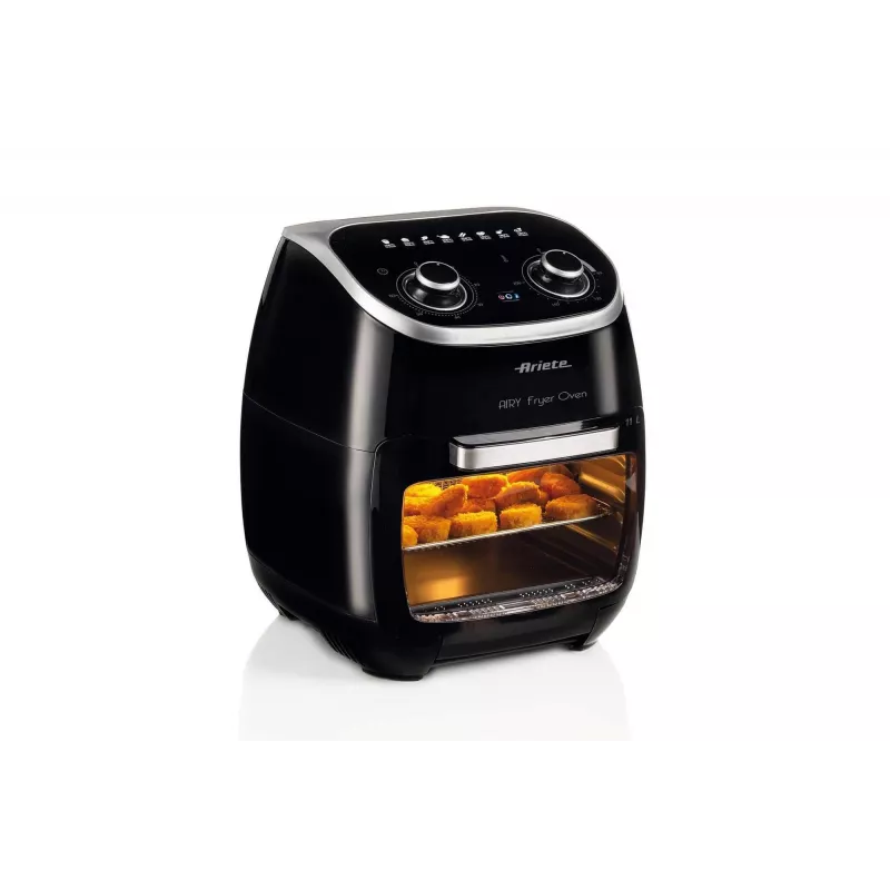 Ariete 4619 Airy Fryer Oven - õhufritüür ja elektriahi koos rotisseriiga - pöörlev korv - kuivati - 2000 W - 11 liitrit - teras