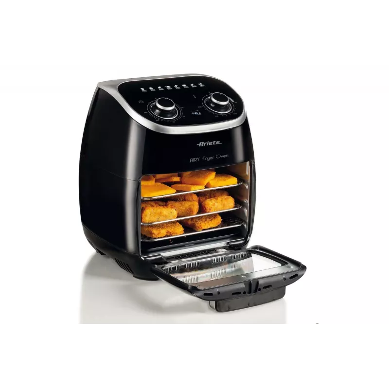 Ariete 4619 Airy Fryer Oven - õhufritüür ja elektriahi koos rotisseriiga - pöörlev korv - kuivati - 2000 W - 11 liitrit - teras