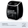 Ariete 4619 Airy Fryer Oven - õhufritüür ja elektriahi koos rotisseriiga - pöörlev korv - kuivati - 2000 W - 11 liitrit - teras