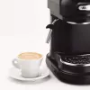 Ariete 1318 Moderna espressomasin integreeritud kohviveskiga, kohviubadele ja jahvatatud kohvile, piimavahustajaga cappuccino valmistaja, 1 ja 2 tassi filter, 1080 W, 800 ml, must