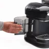 Ariete 1318 Moderna espressomasin integreeritud kohviveskiga, kohviubadele ja jahvatatud kohvile, piimavahustajaga cappuccino valmistaja, 1 ja 2 tassi filter, 1080 W, 800 ml, must