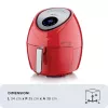 Ariete 4618 Airy Fryer XXL - õhufritüür - 2,5 kg friikartuleid - 7 liitrit - küpsetamine ilma õli ja rasvata - 1800 W - punane