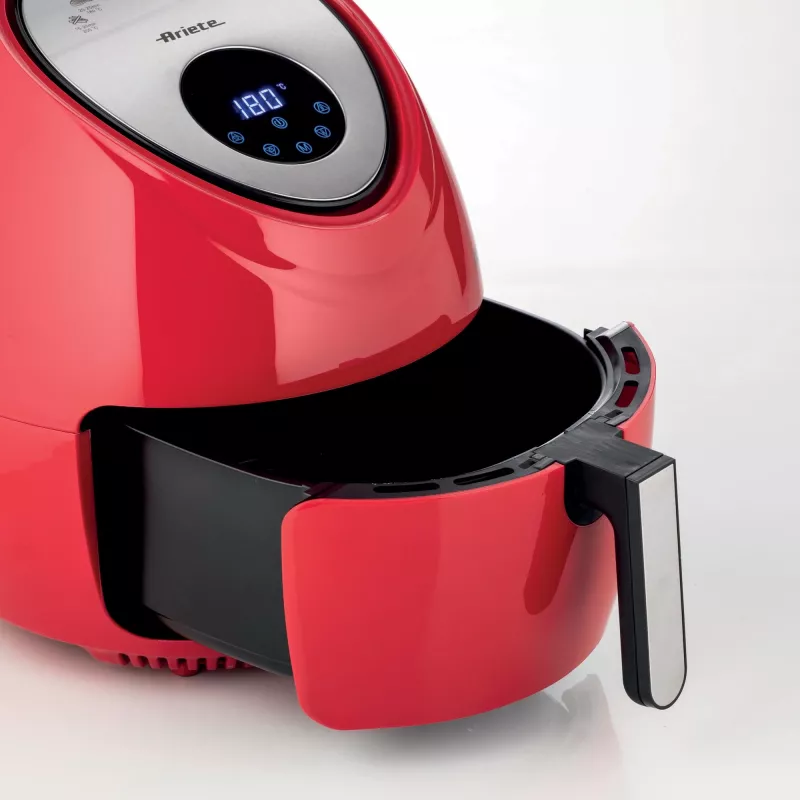 Ariete 4618 Airy Fryer XXL - õhufritüür - 2,5 kg friikartuleid - 7 liitrit - küpsetamine ilma õli ja rasvata - 1800 W - punane