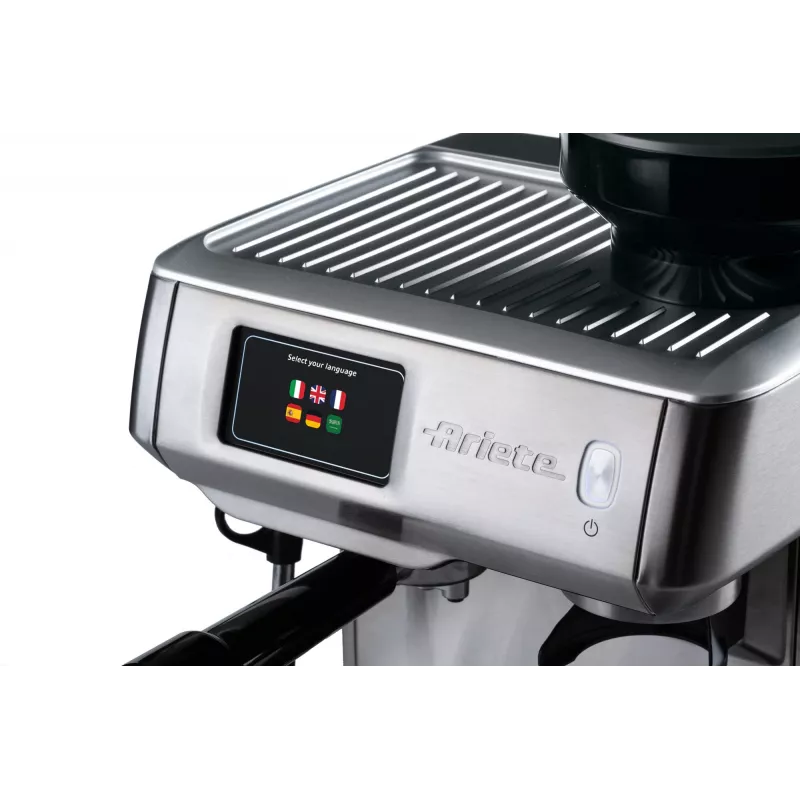 Ariete Espresso kohvimasin 1312, Espressomasin, 2 L, Kohvioad, Sisseehitatud veski, 1600 W, Hõbedane